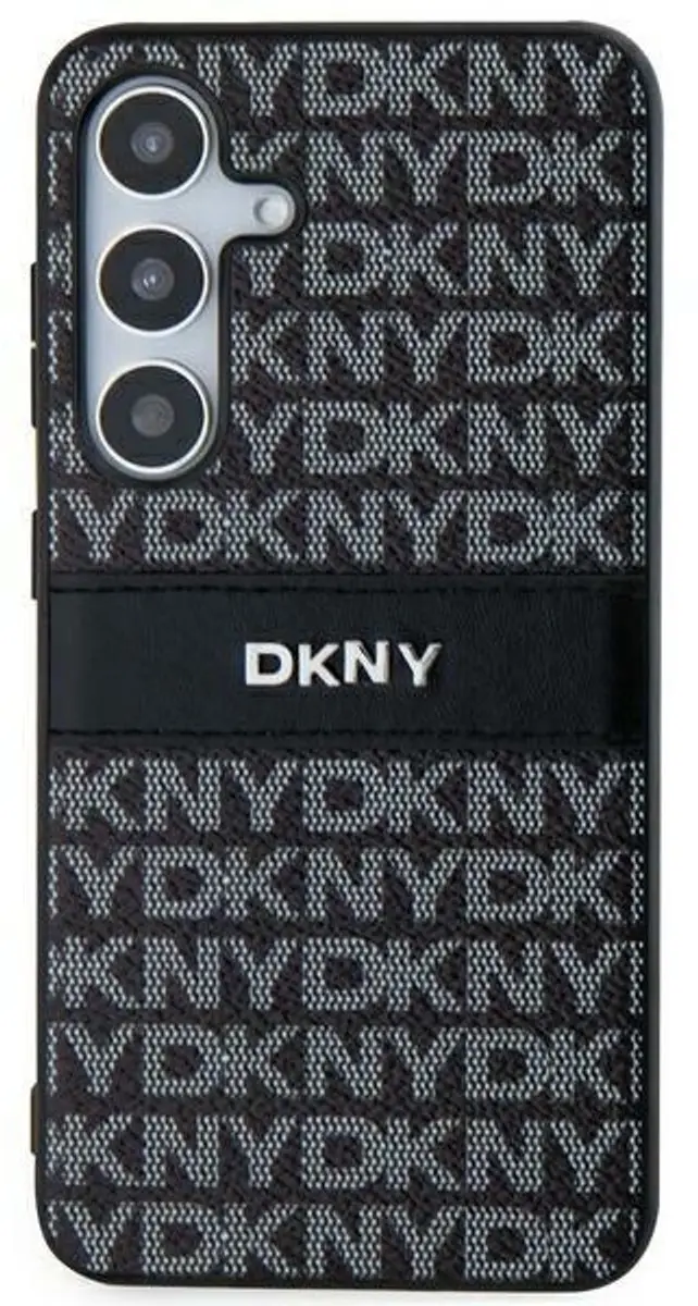 DKNY Etui iPhone 13 Leer - Zwart - 1 Kaartvak