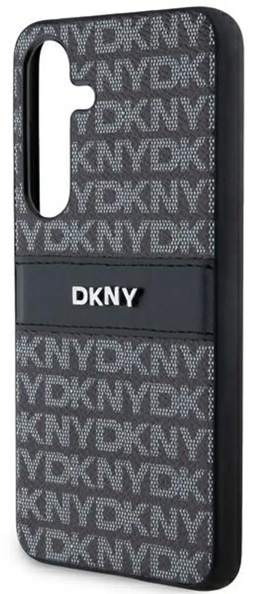 DKNY Etui iPhone 13 Leer - Zwart - 1 Kaartvak