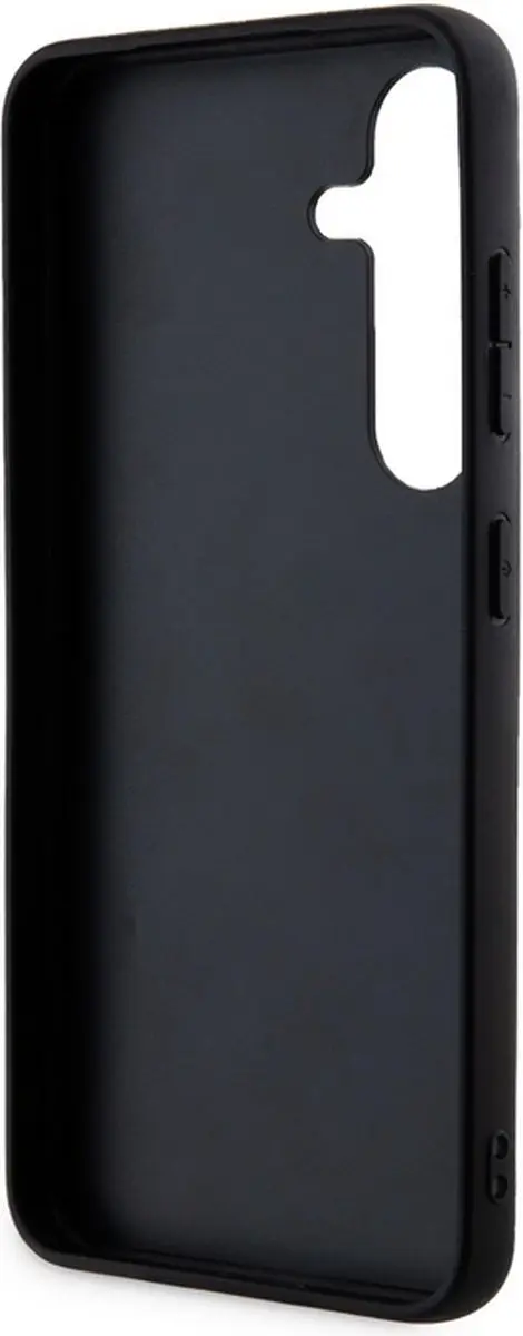GUESS Glitter Back Case Zwart - Samsung Galaxy S24 Plus