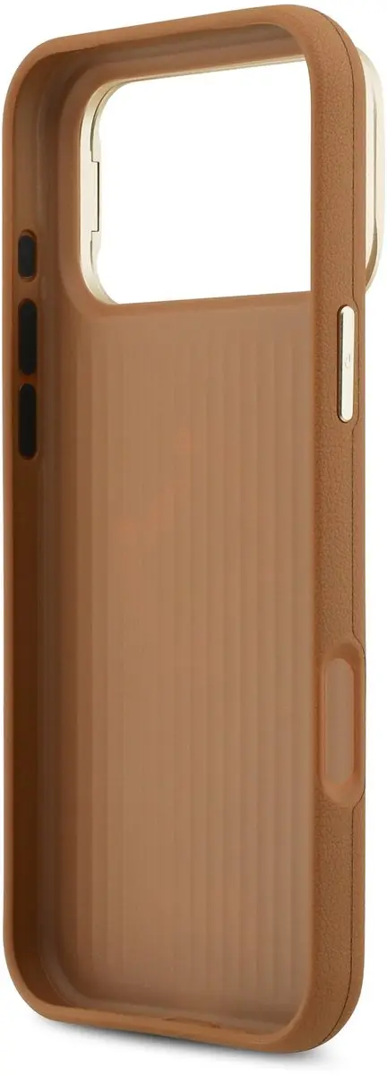 Guess 4G Logo Hoesje iPhone 17 Pro Max - Bruin