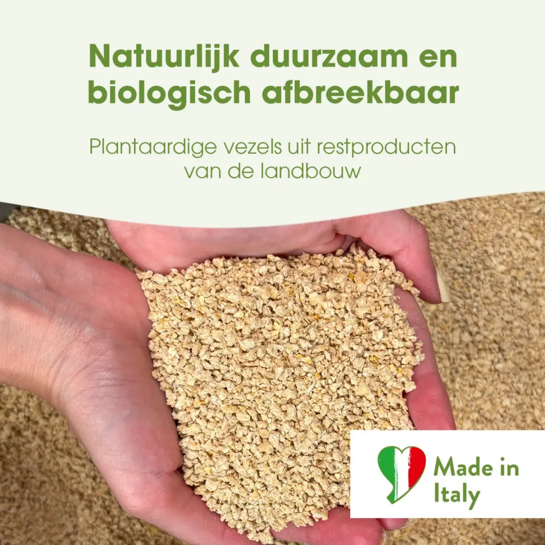 Biokat's Organic Care Plantvezels Kattenbakvulling 3,2kg - Klontvormend