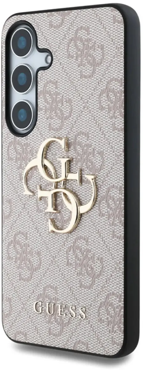 Guess Metal Logo Hoesje Samsung Galaxy S25 - Roze - MPN 13272