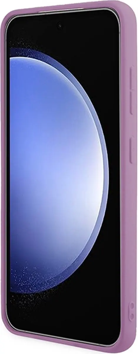 GUESS Glitter Back Case Samsung Galaxy S24 - Paars