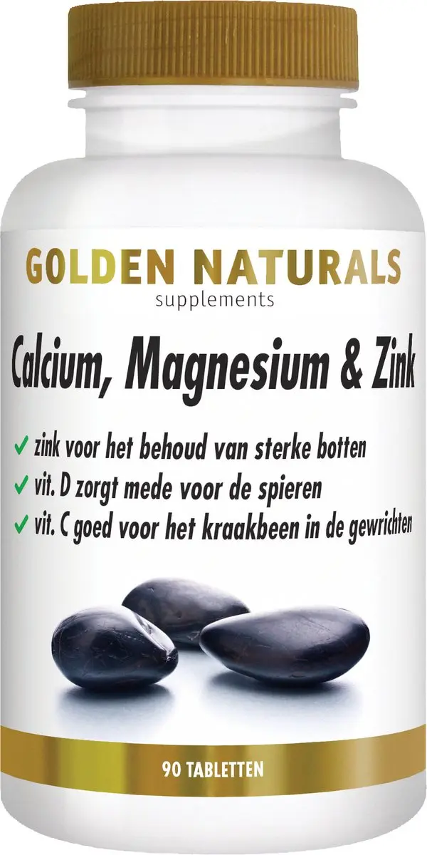 Golden Naturals Calcium Magnesium Zink 90 Tabletten