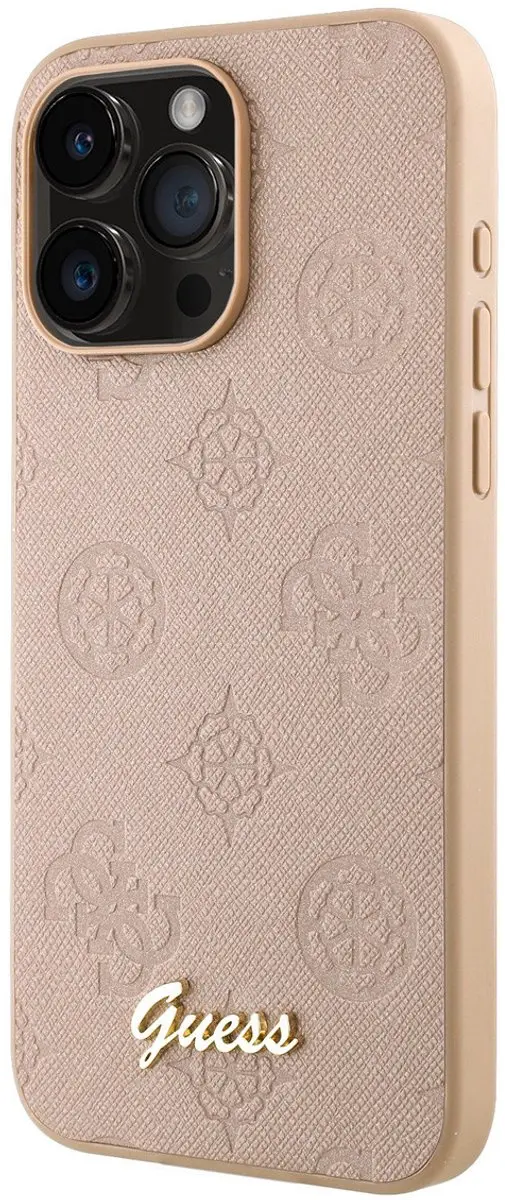 GUESS Telefoonhoesje iPhone 15 Pro - Roze - 3666339192013