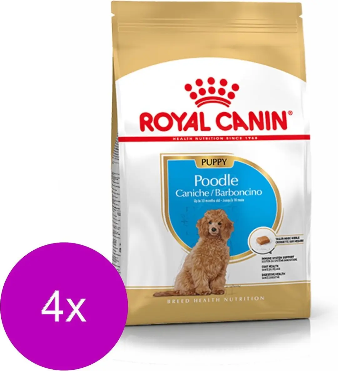 Royal Canin Poodle Puppy Hondenvoer - 12 kg (4x3kg)