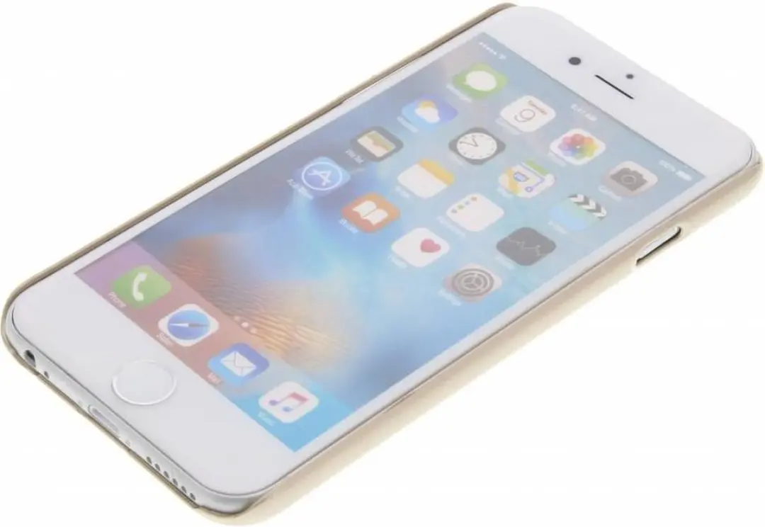 Guess Aluminium Plate Hard Case iPhone 6/6s 6G37435103 - Goud