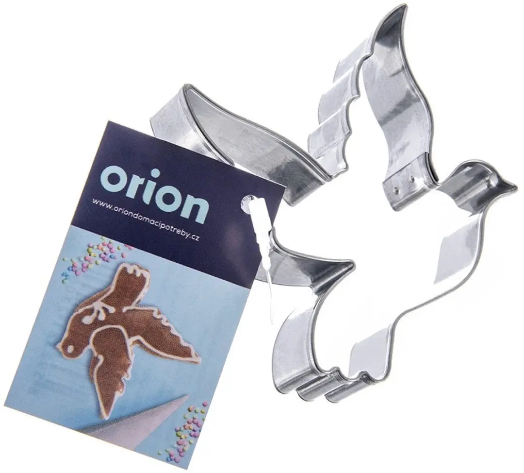 Orion Stalen Koekjesuitsteker Duif 6cm - Zilver