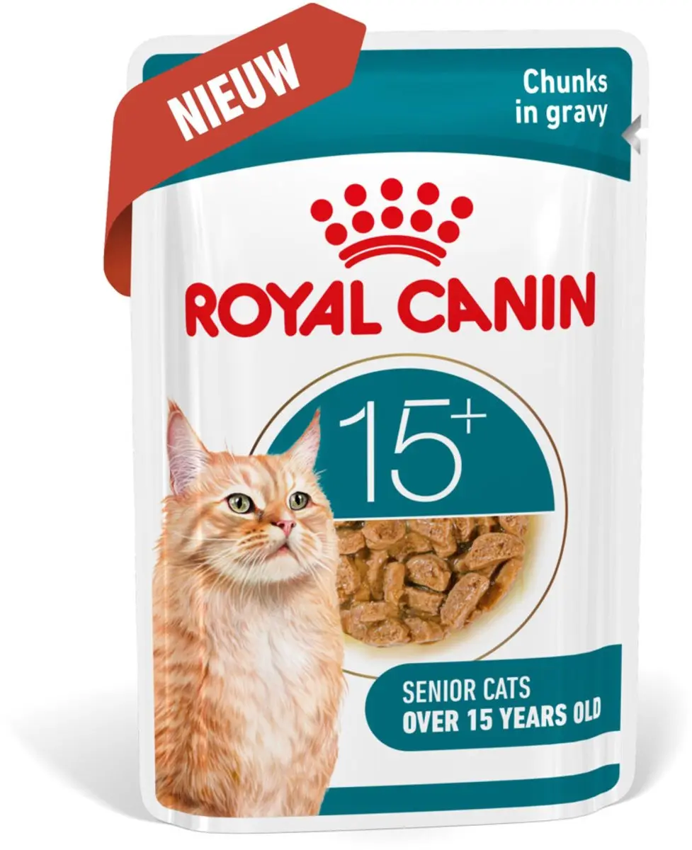 Royal Canin Kattenvoer Nat Gravy Ageing 15+ - 12 Stuks