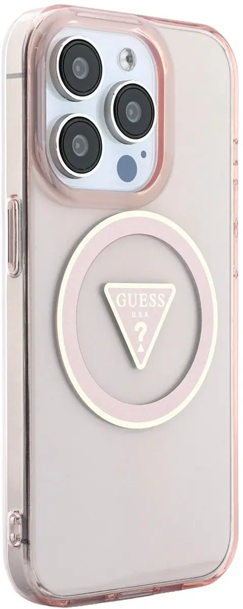 Guess Telefoonhoesje iPhone 15 Pro - Roze - MPN 3666339456092