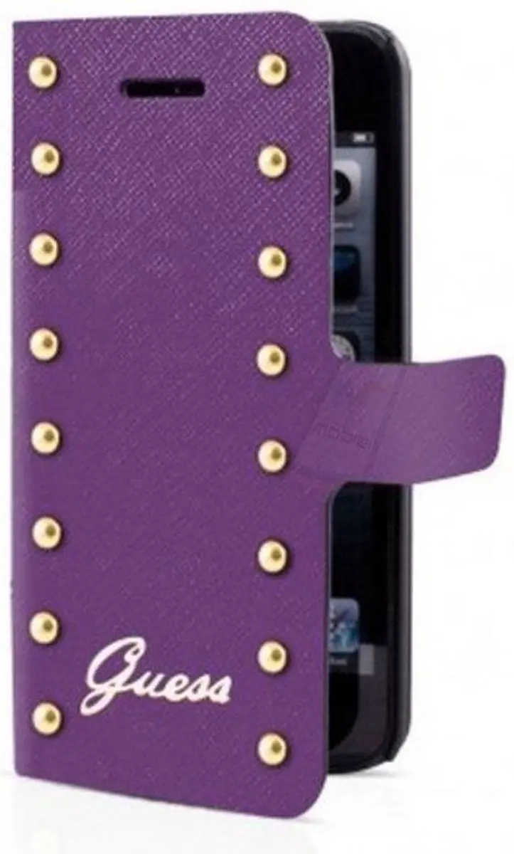 Guess Studded Folio Case NT-30-018 - Paars