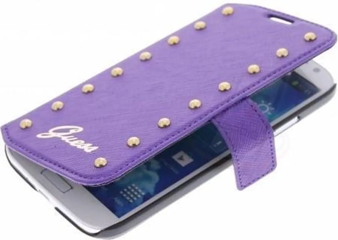Guess Studded Folio Case NT-30-018 - Paars