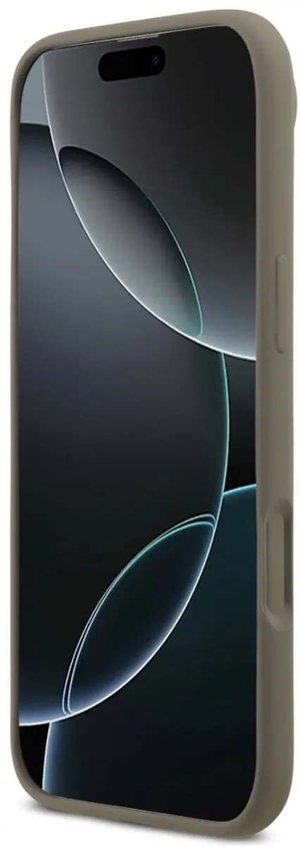 GUESS Silicone Big 4G Script Case - iPhone Air - 1 Pasje - Zwart
