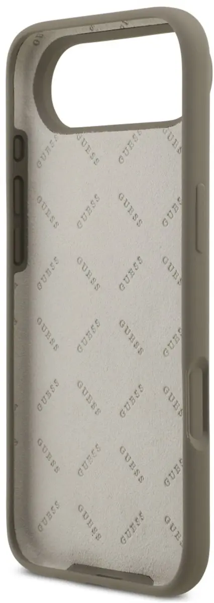 GUESS Silicone Big 4G Script Case - iPhone Air - 1 Pasje - Zwart - afbeelding 6 van 6