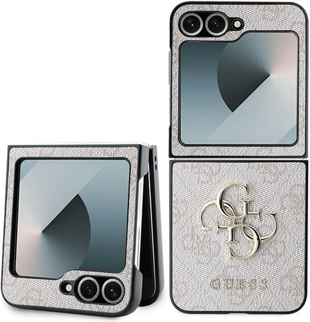 GUESS 4G Metal Logo Hoesje - Samsung Galaxy Z Flip6/7 FE - Roze - afbeelding 6 van 6