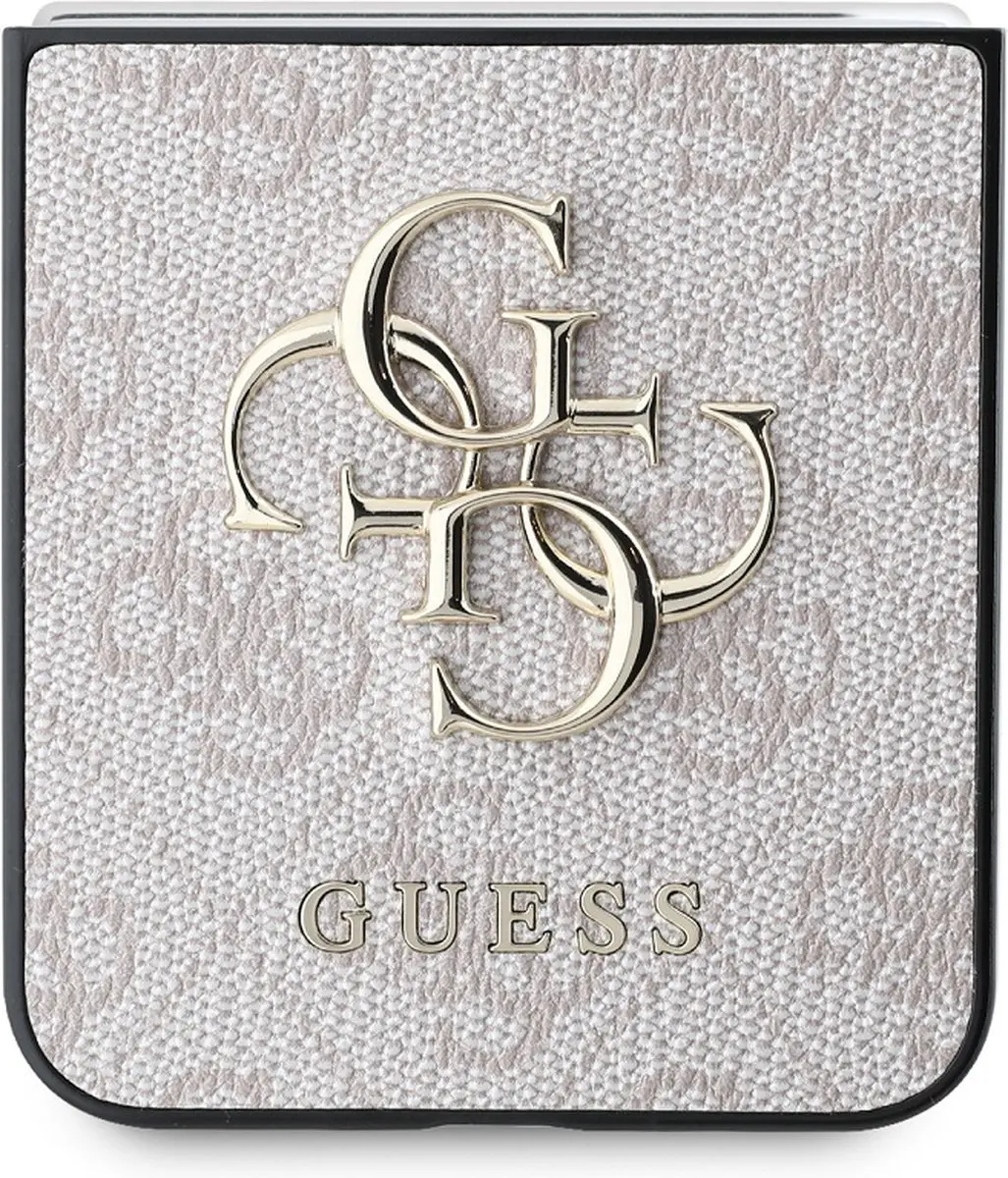 GUESS 4G Metal Logo Hoesje - Samsung Galaxy Z Flip6/7 FE - Roze
