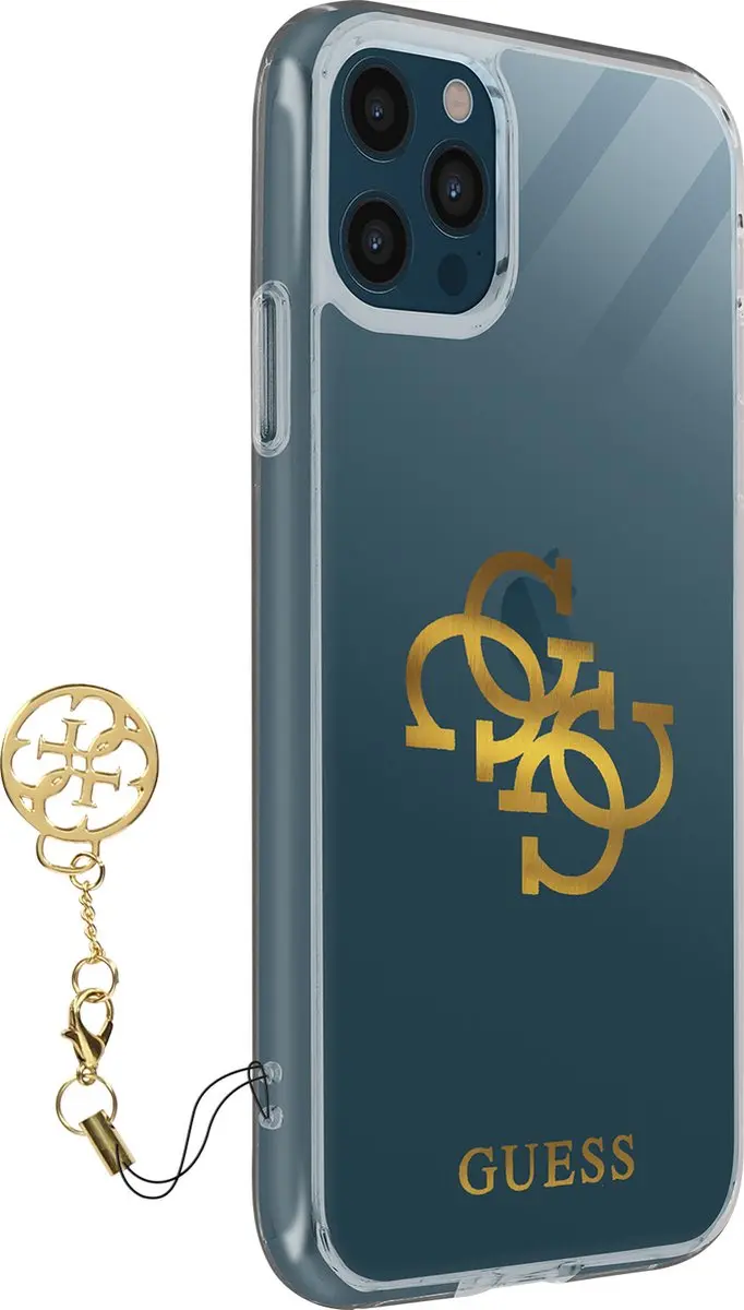 GUESS 4G Gold Logo Back Cover Charms
