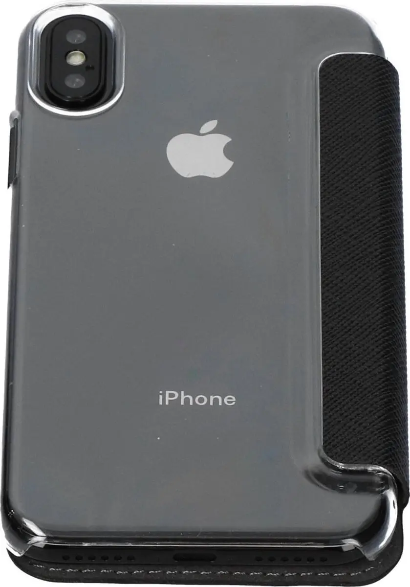 GUESS Kaia Book Case S212-3 - iPhone X/XS - 2 Pasjes - Zwart - afbeelding 6 van 6