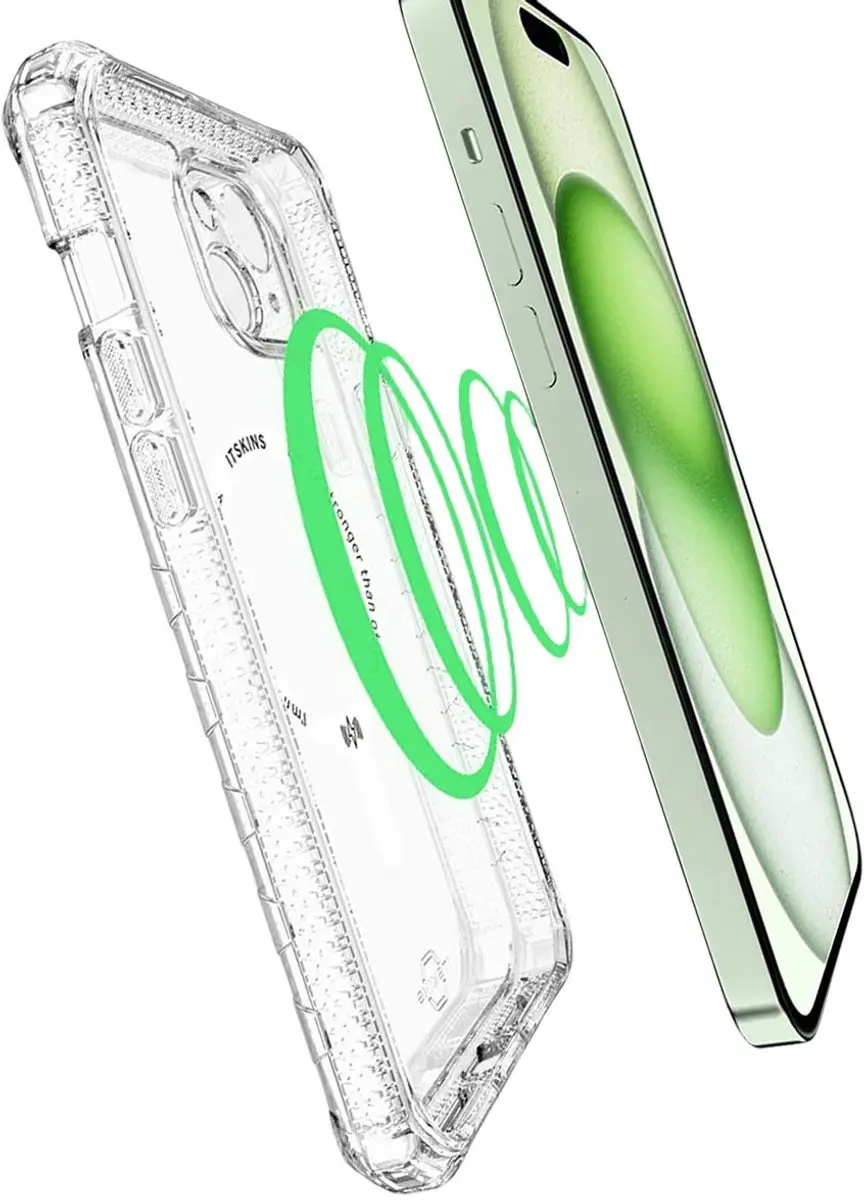ITSKINS Supreme R Hoesje iPhone 15 - 4.5M Valbescherming - Transparant