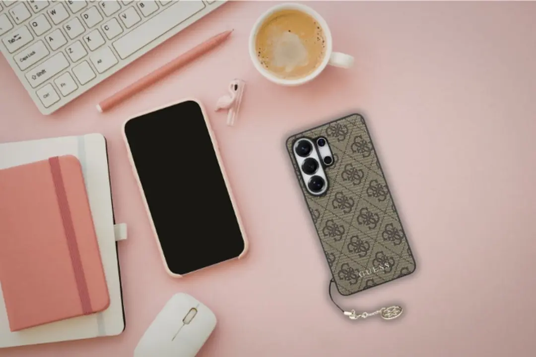 Guess Hoesje Samsung Galaxy S26 Ultra - Bruin - MagSafe