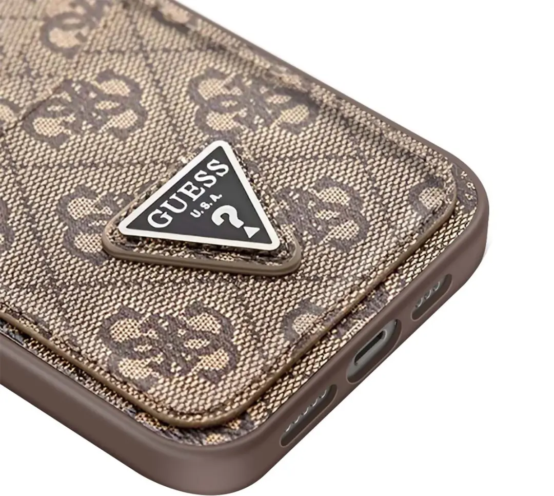 GUESS Hoesje iPhone 14 PU 4G - Bruin - afbeelding 6 van 6