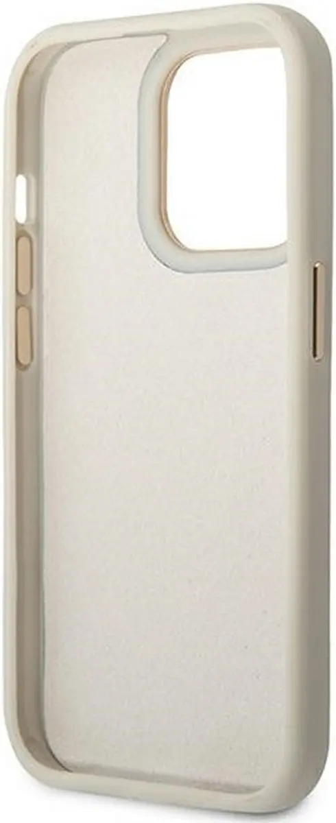 Guess Crocodile Back Case GUHCP14MCRSL - iPhone 14 Pro - Zilver