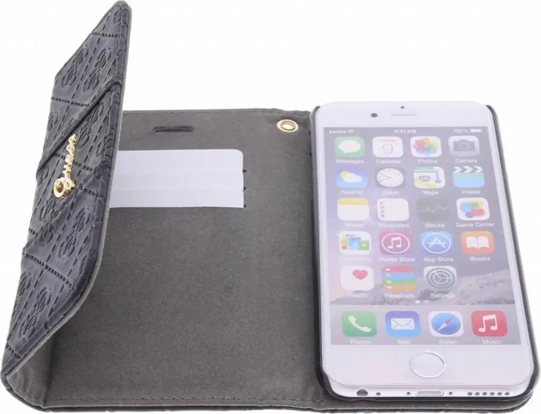 GUESS Wallet Clutch Case iPhone 6 6G35268701 - Zwart