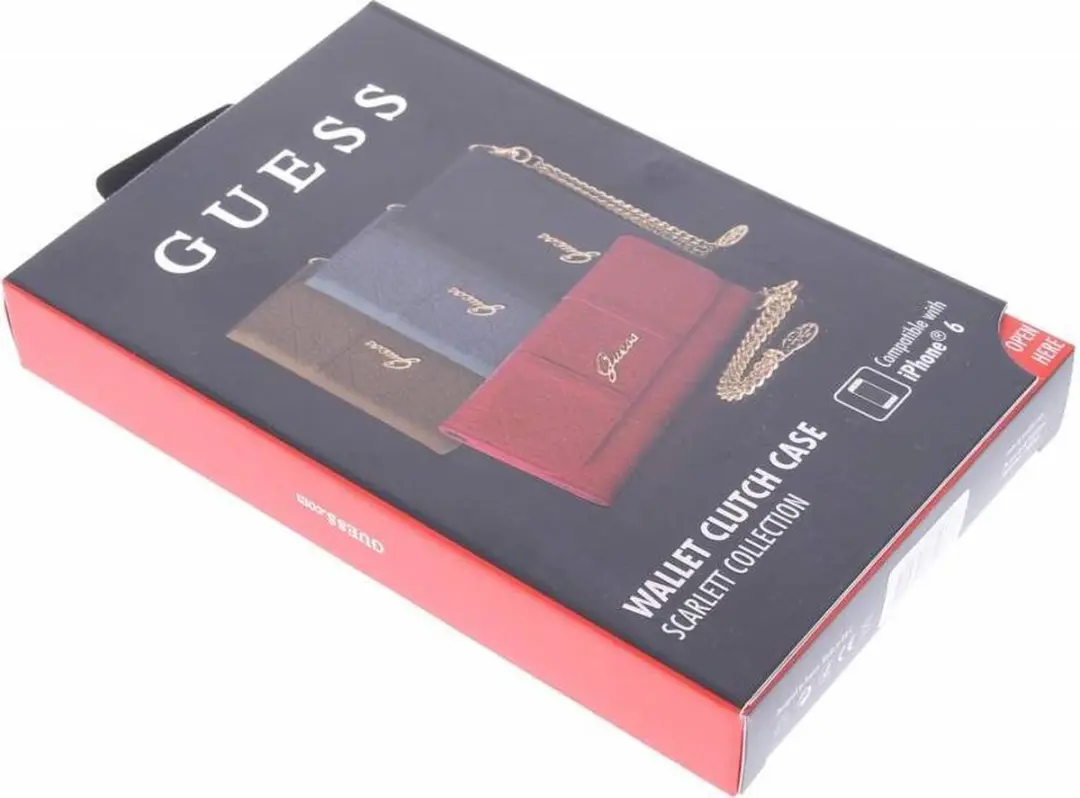 GUESS Wallet Clutch Case iPhone 6 6G35268701 - Zwart
