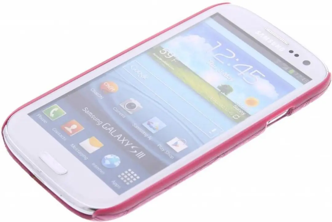 GUESS Crocodile Hoesje i930030525601 - Samsung Galaxy S3 - Matte roze