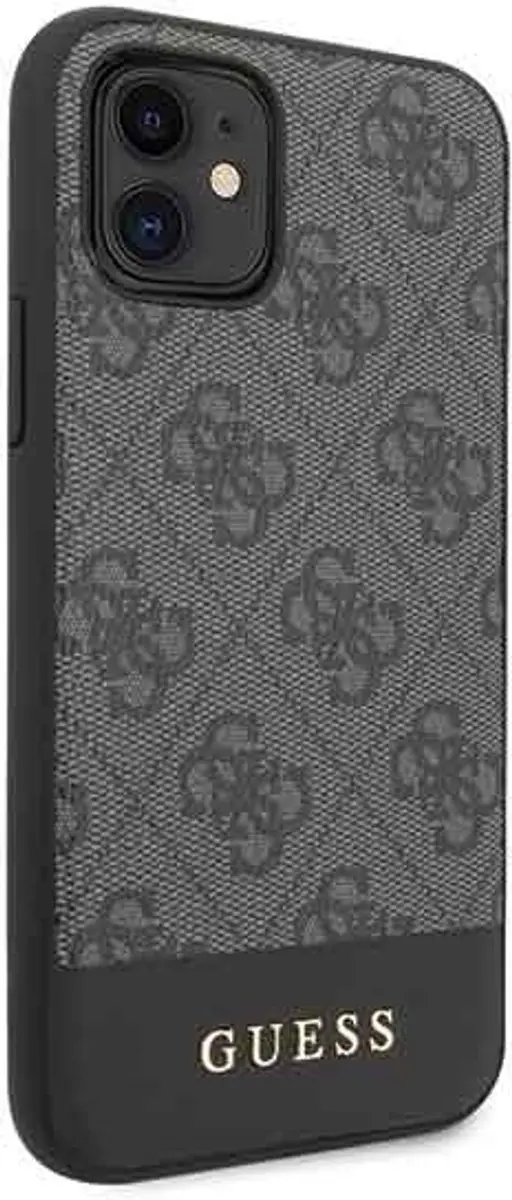 GUESS 4G Stripe Hoesje - iPhone 11/XR Grijs