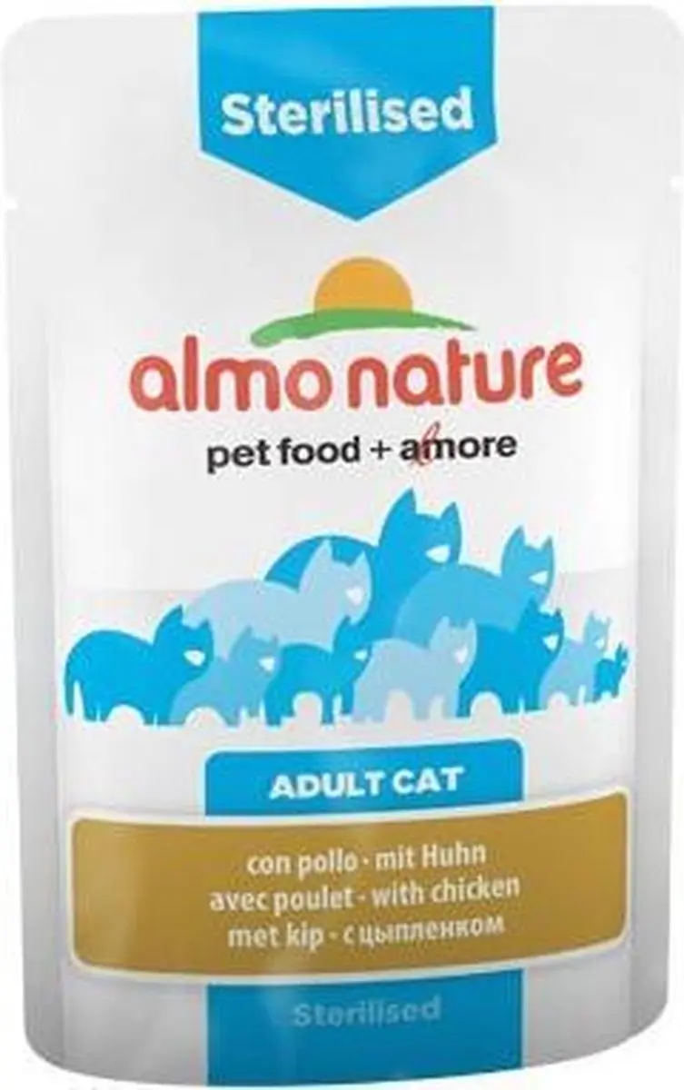 Almo Nature Natvoer Sterilised 70g