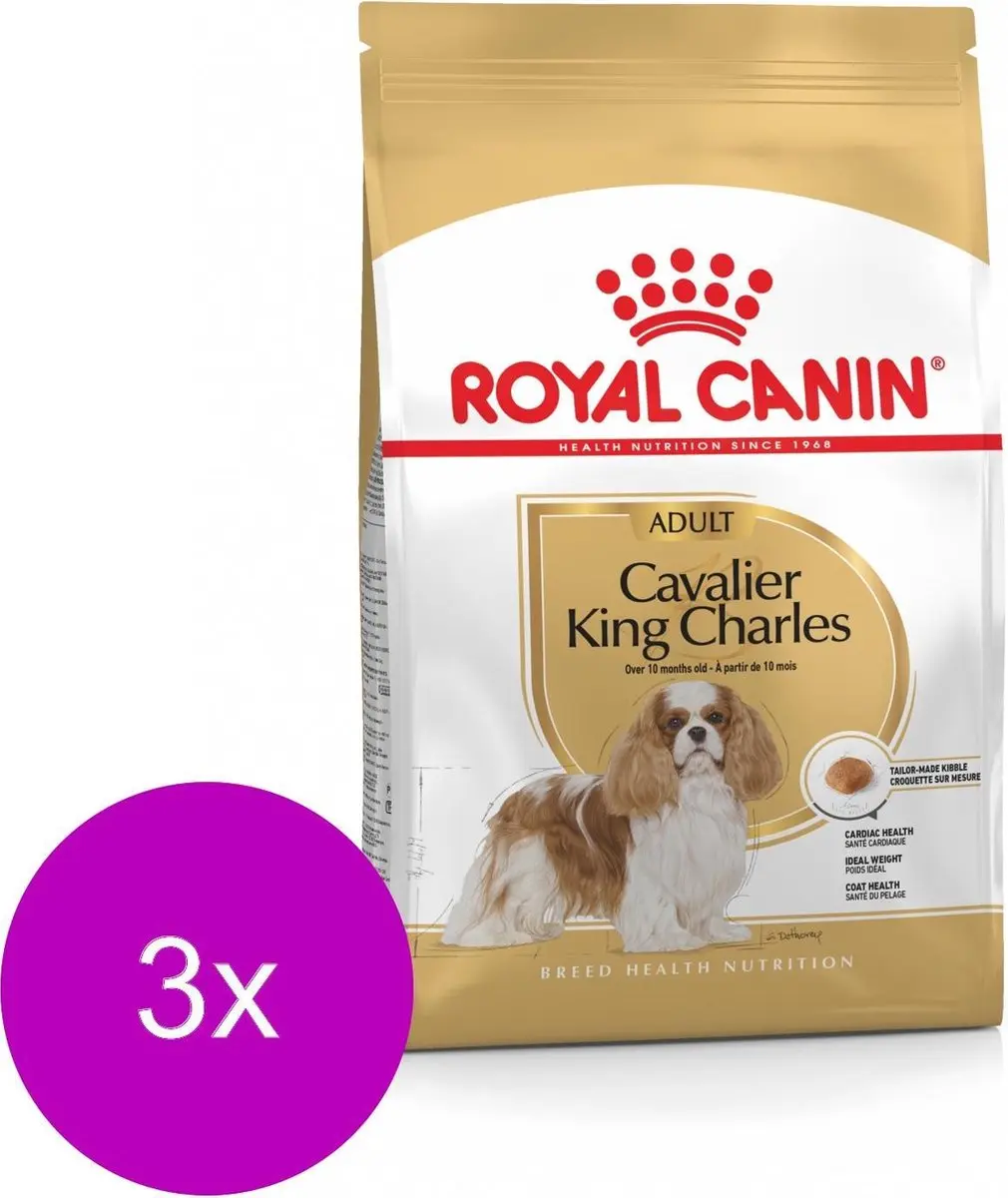 Royal Canin Cavalier King Charles Adult Hondenvoer - 3x1,5kg