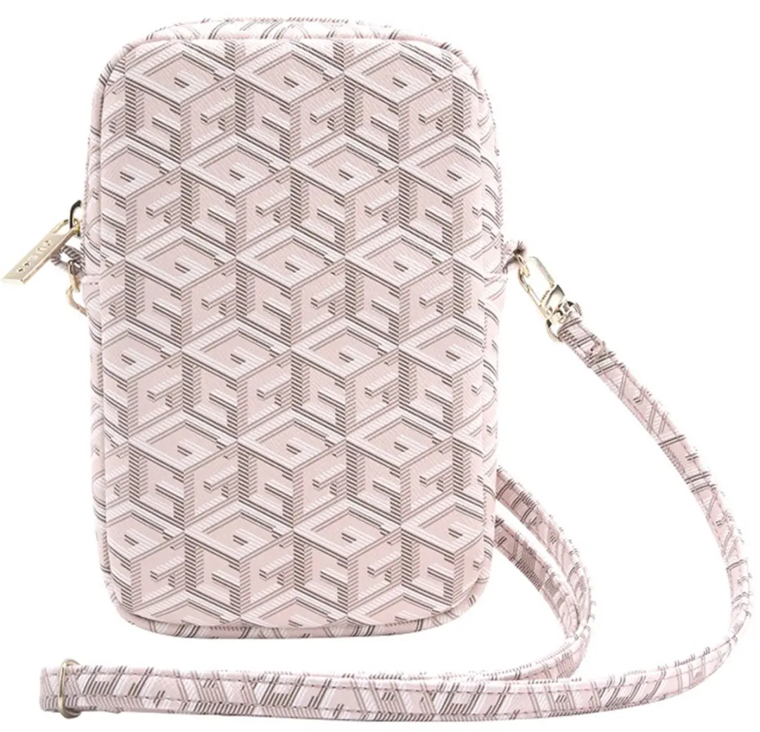 GUESS G-Cube Wallet Pouch GUWBZPGCSPGP - Roze