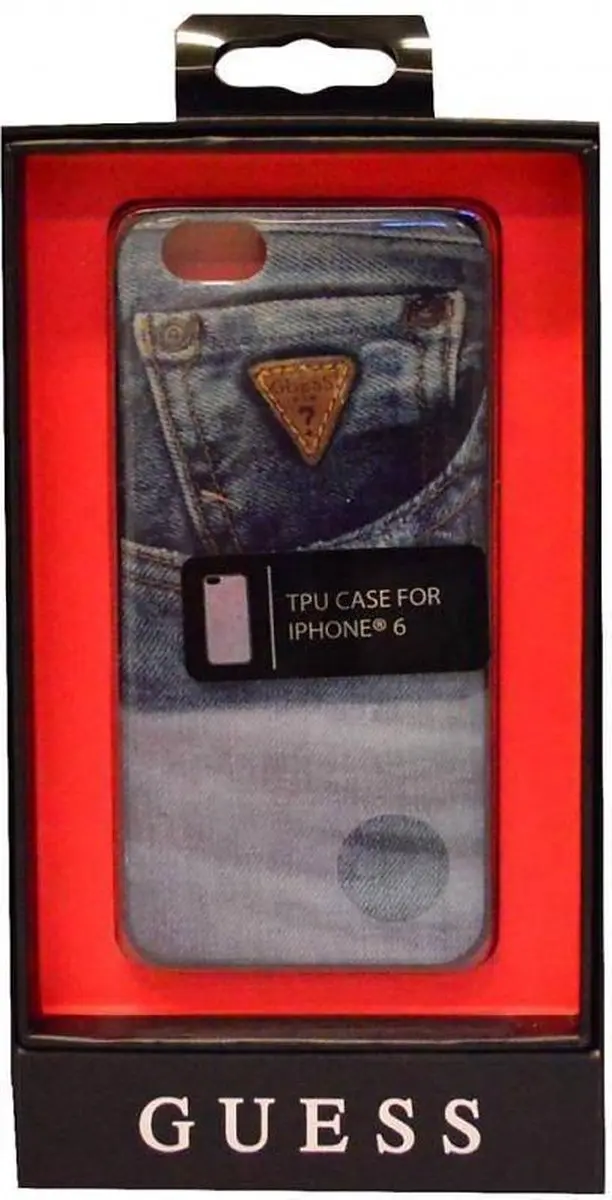 GUESS Denim iPhone 6 TPU Hoesje