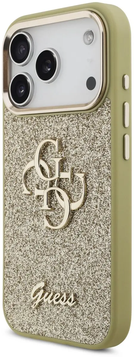 Guess PU Fixed Glitter 4G Backcover 14702 - Goud - afbeelding 6 van 6