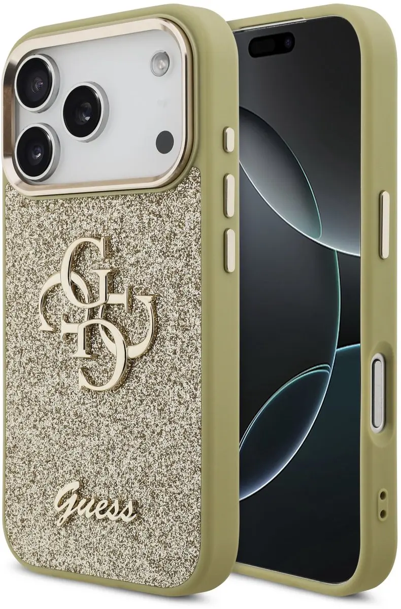 Guess PU Fixed Glitter 4G Backcover 14702