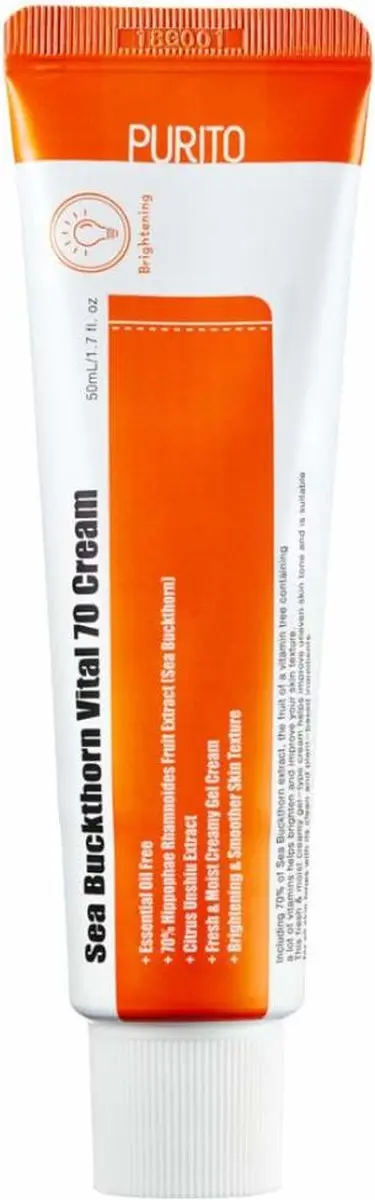 Purito Sea Buckthorn Vital 70 Brightening Cream 50ml