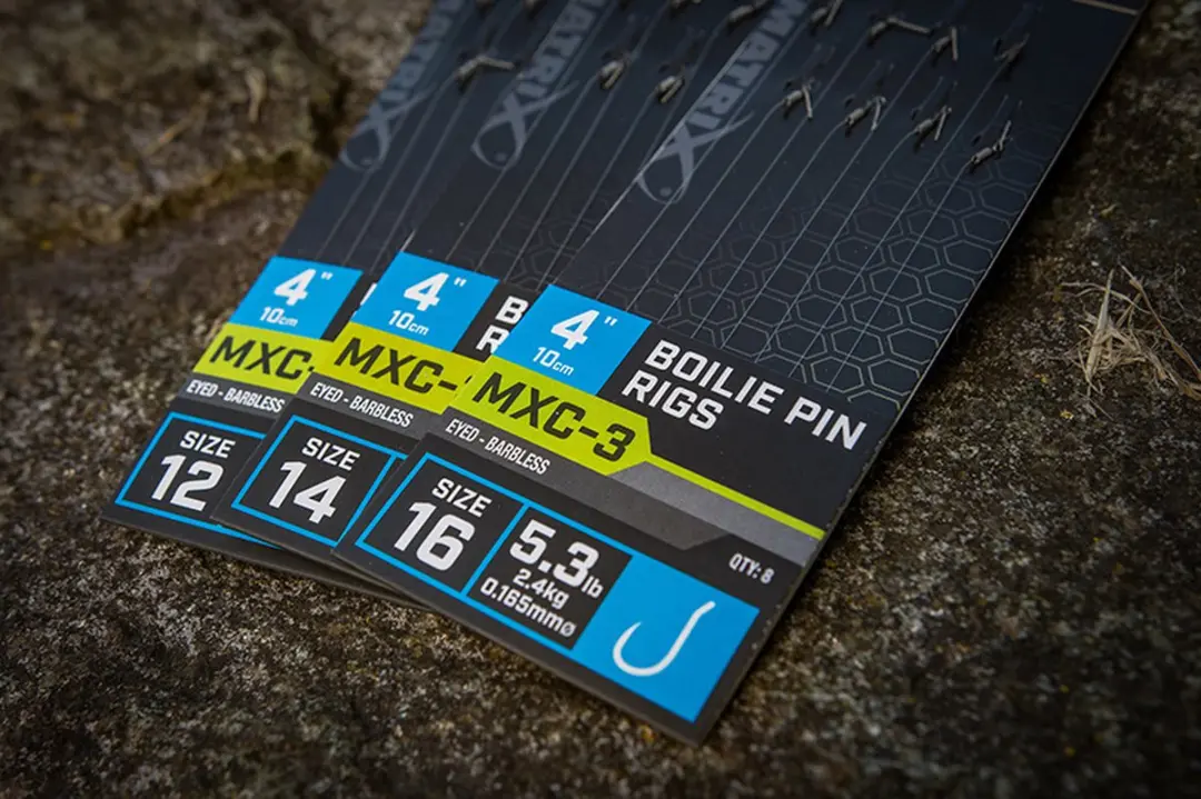 Matrix Onderlijn MXC-3 Boilie Pin Rigs 12 - 8 Stuks