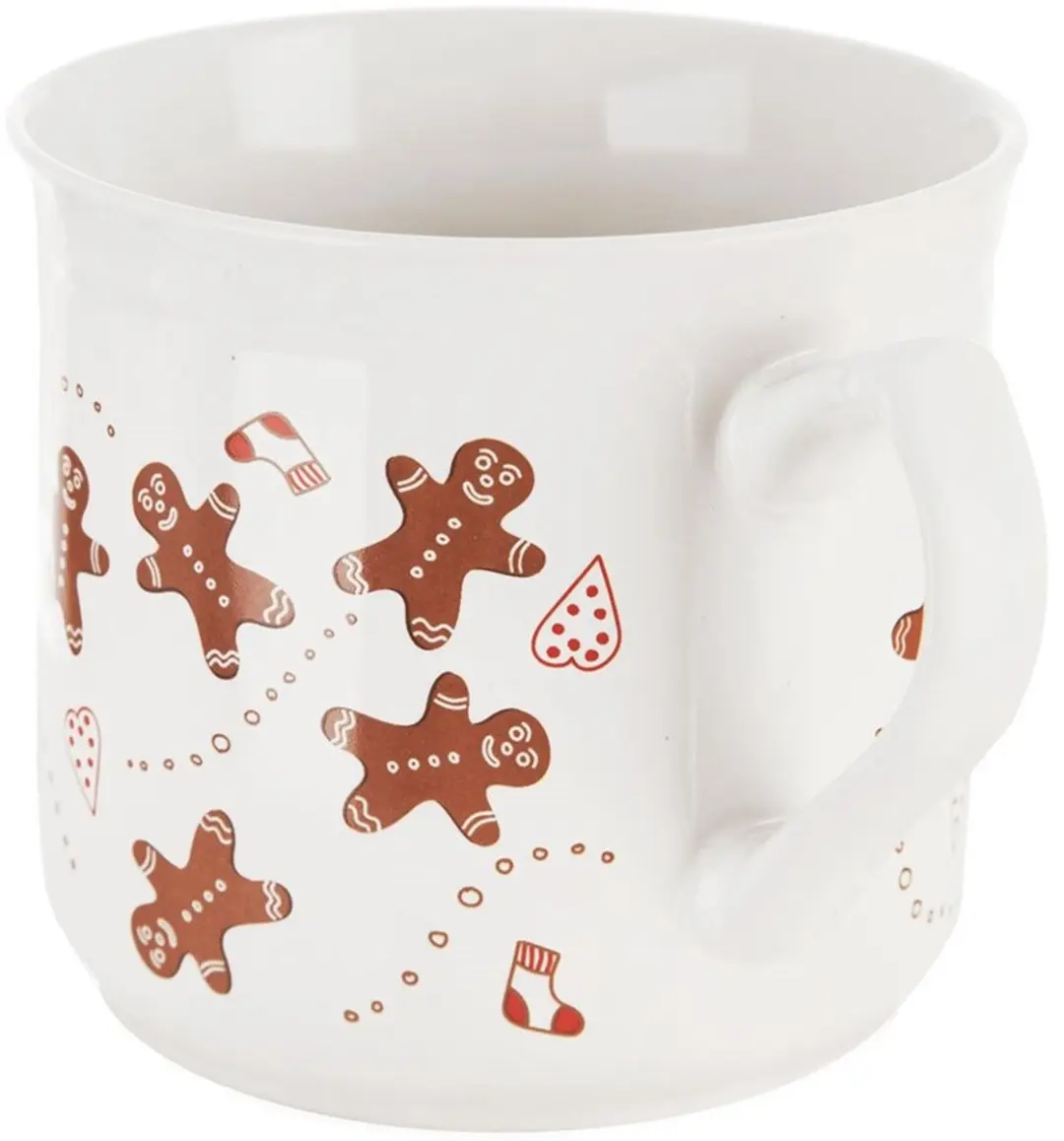 Orion Keramische Mok 700ml - Kerstdecor - Wit/Kleurrijk - afbeelding 4 van 5