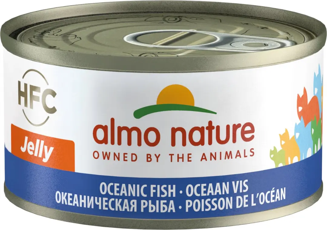 Almo Nature Natvoer Katten HFC Jelly Gemengde Zeevis - 24x70g