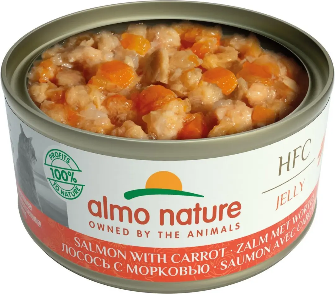 Almo Nature Natvoer Katten HFC Jelly Gemengde Zeevis - 24x70g - afbeelding 6 van 6