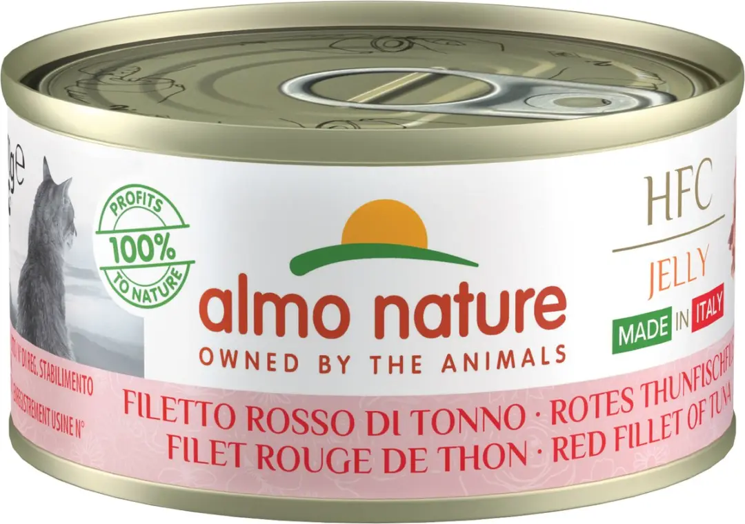 Almo Nature Natvoer Katten HFC Jelly Gemengde Zeevis - 24x70g