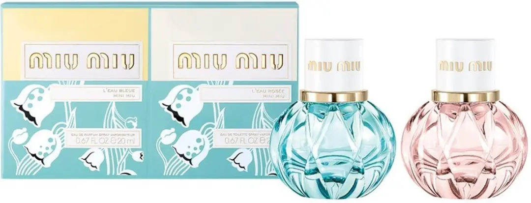 Miu Miu Set L'eau Bleue & L'eau Rosée Eau de Parfum 40ml