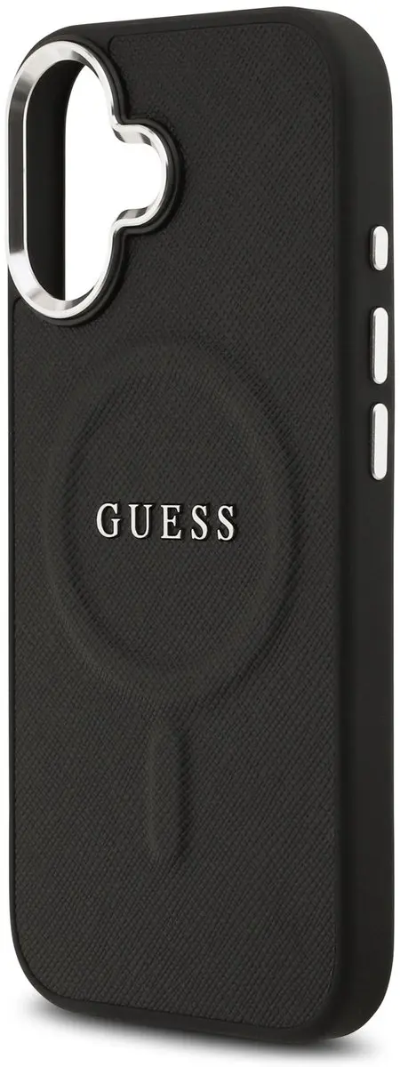 Guess PU Saffiano Backcover 14705 - iPhone 17 - Zwart