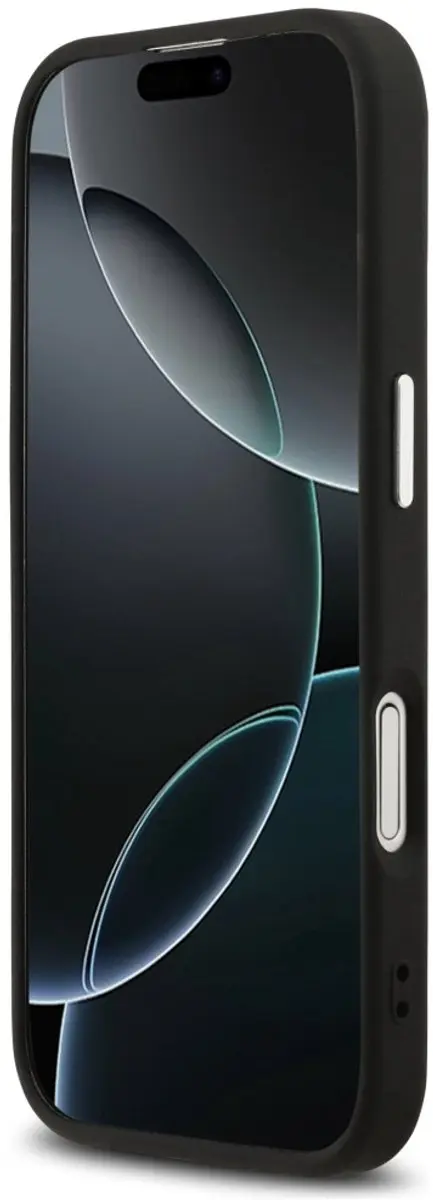 Guess PU Saffiano Backcover 14705 - iPhone 17 - Zwart