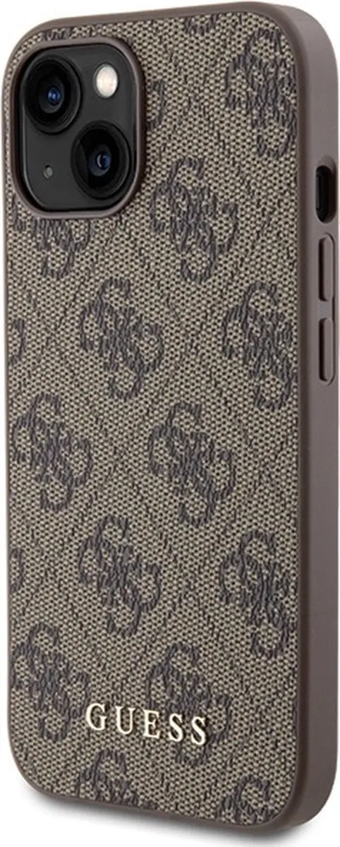 GUESS 4G Back Case iPhone 15 - Bruin - MPN 3666339171704
