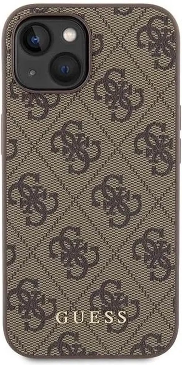 GUESS 4G Back Case iPhone 15 - Bruin - MPN 3666339171704