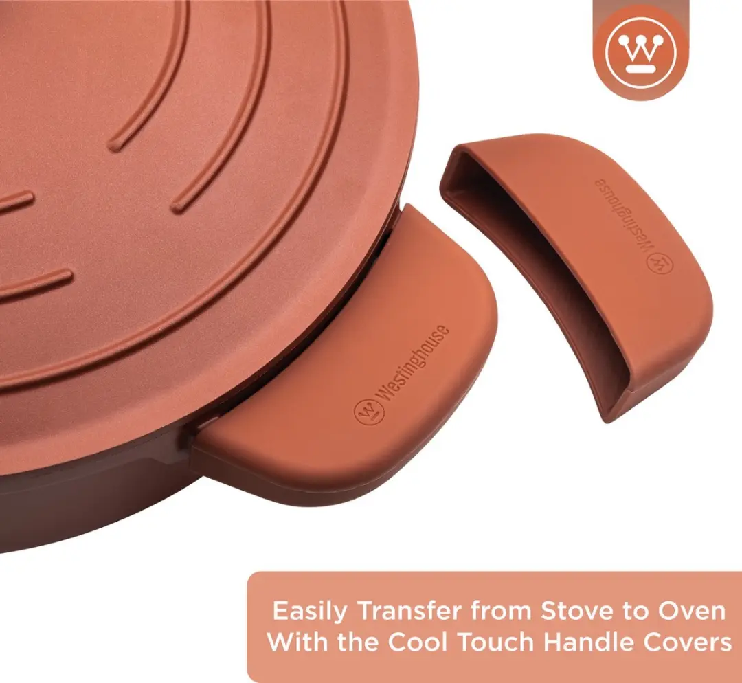 Westinghouse Performance 8-delige Pannenset - Inductie - Rood