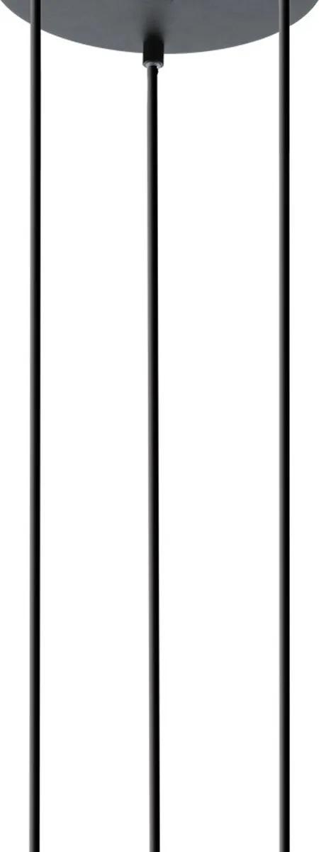 Eglo Newtown Hanglamp E27 - Ø38cm - Zwart