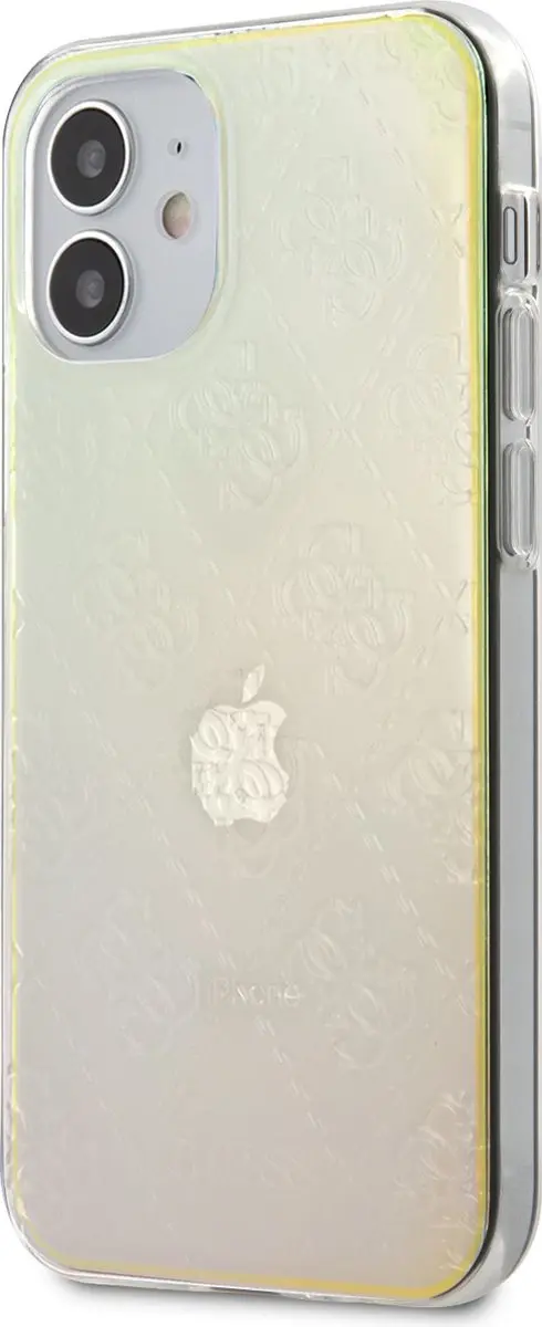 Guess Print Hoesje iPhone 12 Mini S212-3 - Transparant